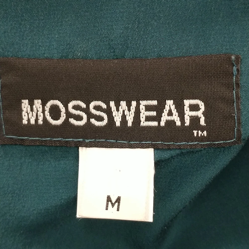 Vintage Silk Set Mod Design by Mosswear USA made Party Dress 80s / 90s Colorful - Picture 11 of 12